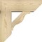 Ekena Millwork Funston Slat Rough Sawn Bracket w/ Offset Brace, Douglas Fir, 8"W x 22"D x 22"H BKT0806X22X22FST06RDF - alternate 3